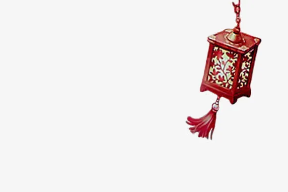 古风木质灯笼免抠