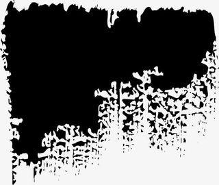 水墨笔刷墨笔免抠