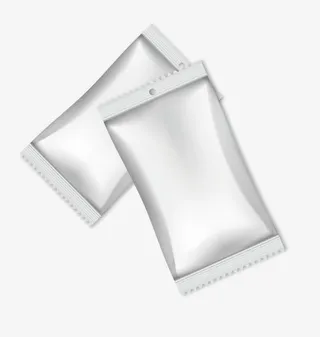 矢量银色包装免抠