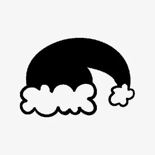 睡帽子图标免抠