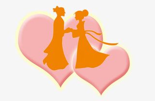 七夕情人节素材免抠