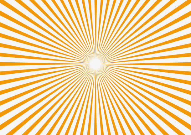 橙色炫目图案免抠