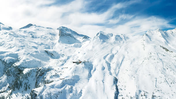 白雪厚重雪山封面免抠