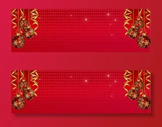 淘宝新年促销背景免抠