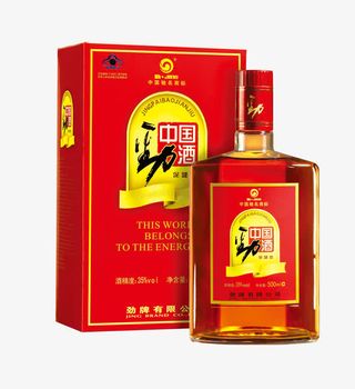 中国黄酒劲酒实物图免抠