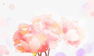 春天手绘花朵花瓣装饰元素免抠手绘/卡通手绘元素