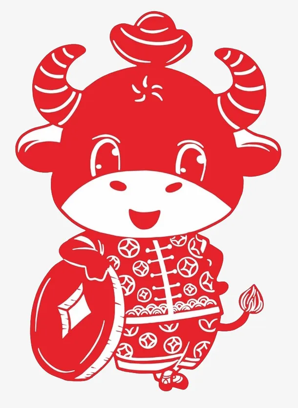 卡通牛儿图片免抠