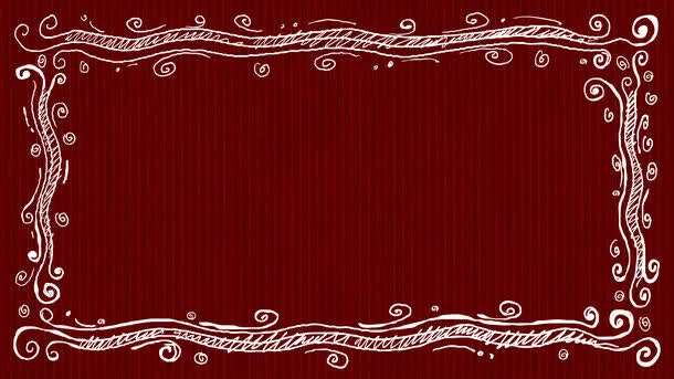 圣诞节边框底纹免抠