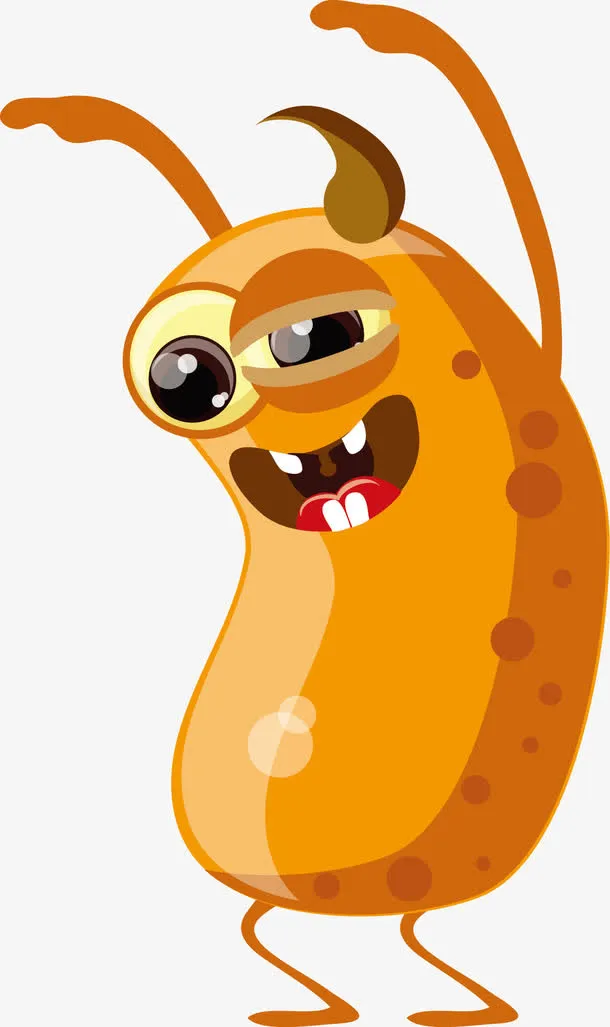 黄色虫子病毒免抠