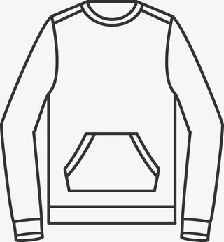 卫衣长袖服装素材图免抠