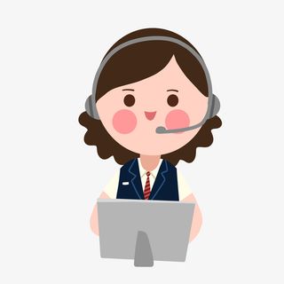 矢量卡通客服PNG免抠素材妨免抠