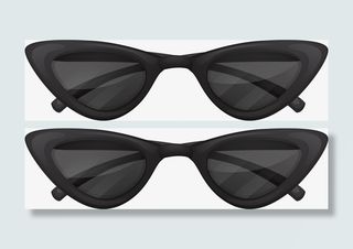 黑色眼镜免抠素材免抠