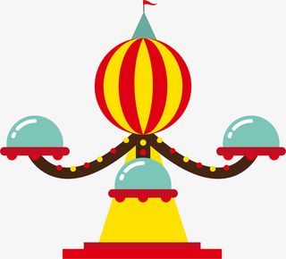 卡通游乐场图标设计免抠