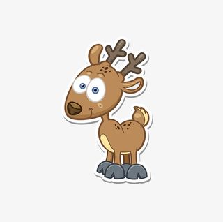 一只小鹿图标免抠