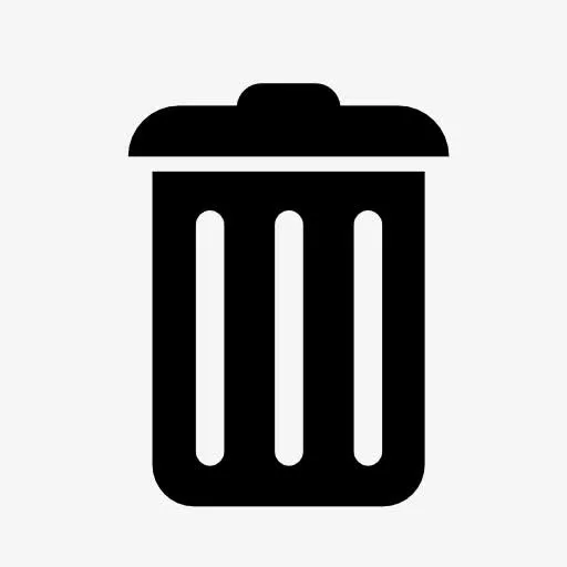 垃圾筒图标免抠