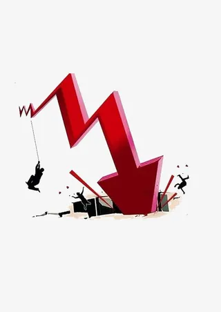 科技k线卡通背景免抠