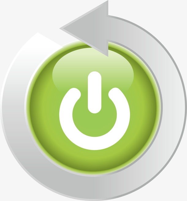 世界环境日绿色重启标志免抠