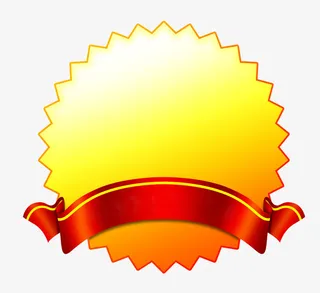 丝带 价格 标签 菱形 圆形免抠