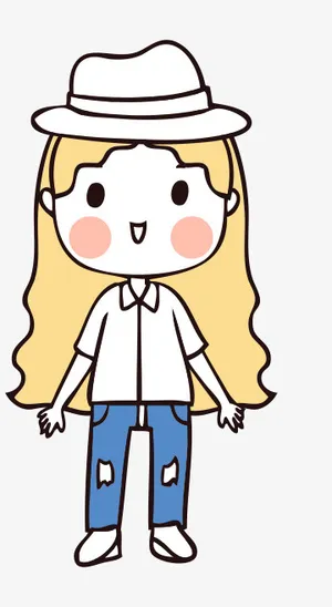 人物手绘插画可爱素材66免抠