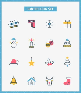 圣诞小小装饰图片素材免抠