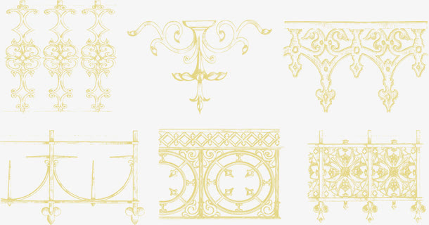 典雅欧式花边免抠