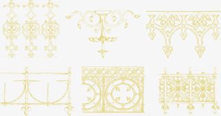 典雅欧式花边免抠
