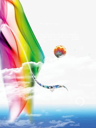 五彩梦想媒体科技免抠