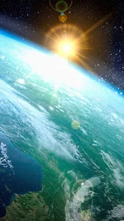 蓝色星球光芒手机端H5背景高清 蓝色星球光芒手机端H5背景高清