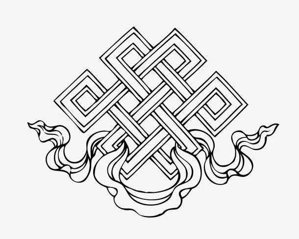 矢量佛教图案免抠