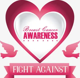 关爱女性抗乳腺癌图案免抠
