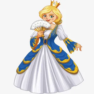 美丽王后矢量免抠