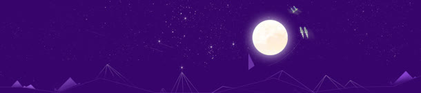 中秋节banner创意设计