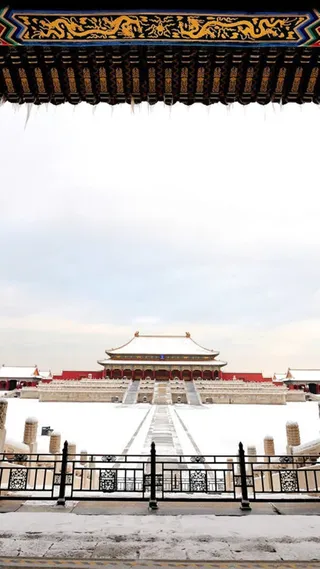 中国风古代花纹房屋免抠