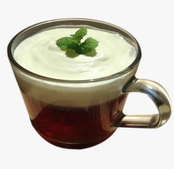 薄荷奶茶免抠