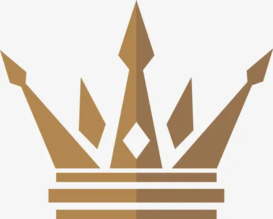 咖啡色简约皇冠免抠 咖啡色简约皇冠免抠