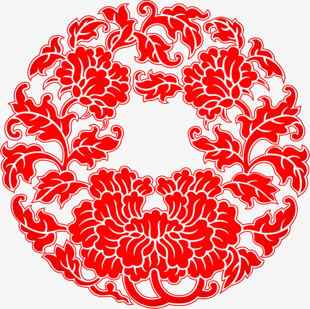中秋节红色月饼礼盒包装免抠