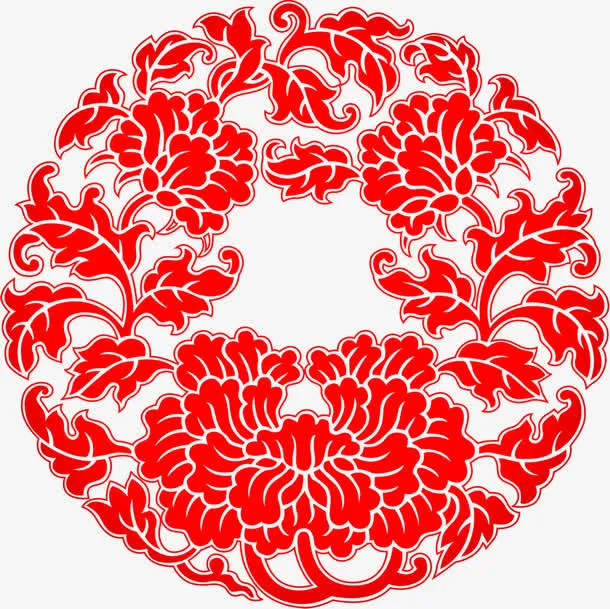 中秋节红色月饼礼盒包装免抠