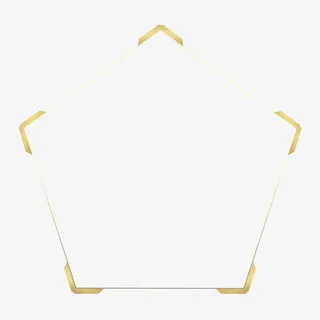 游戏边框 质感边框 细节 五边形免抠