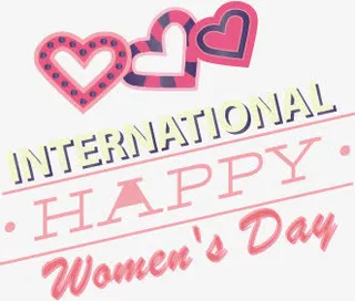 妇女节主题矢量素材免抠