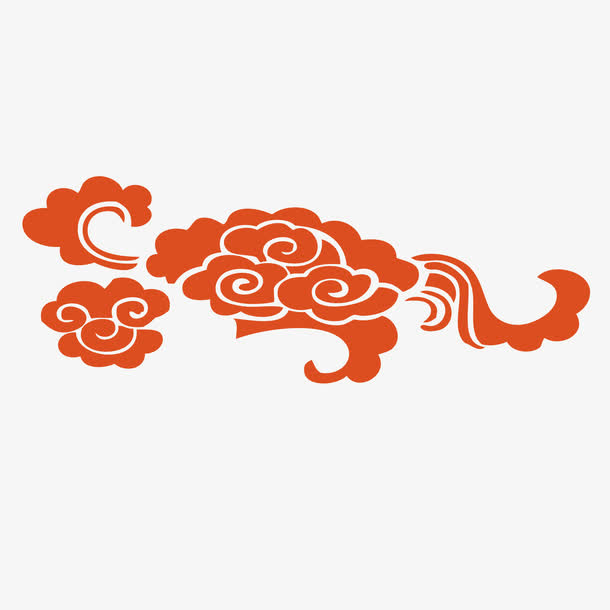 狮子祥云免抠
