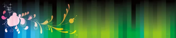 渐变竖条花纹背景banner