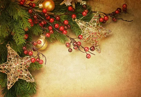 圣诞树一角背景高清