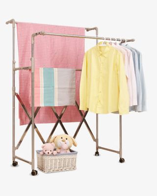 亿加亿不锈钢大型晾衣架免抠