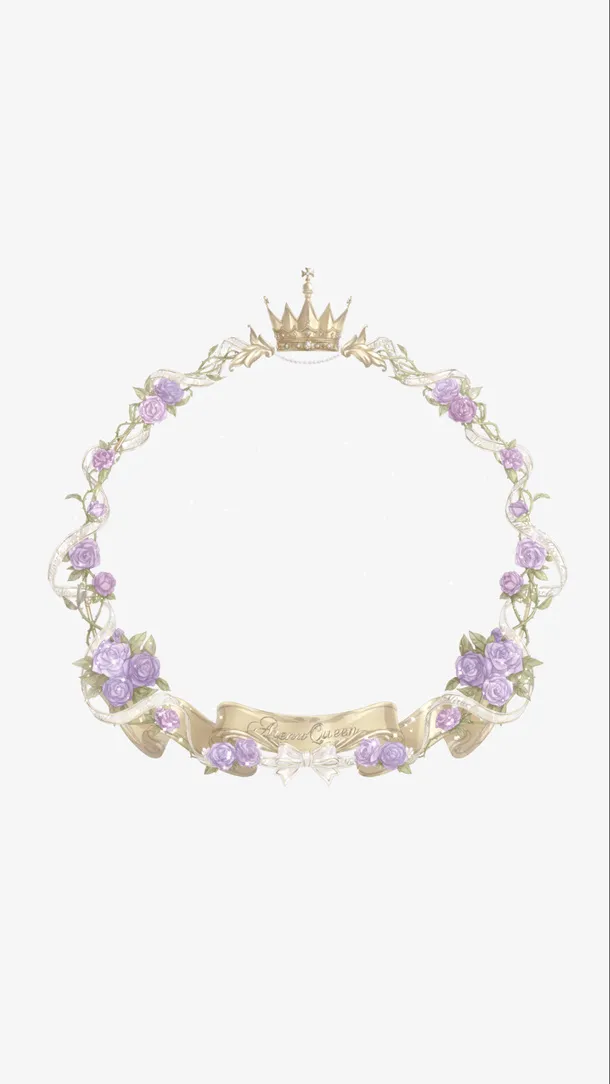 头像框紫色花花免抠