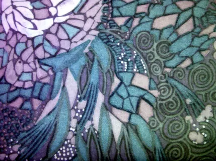 抽象叶子底纹免抠