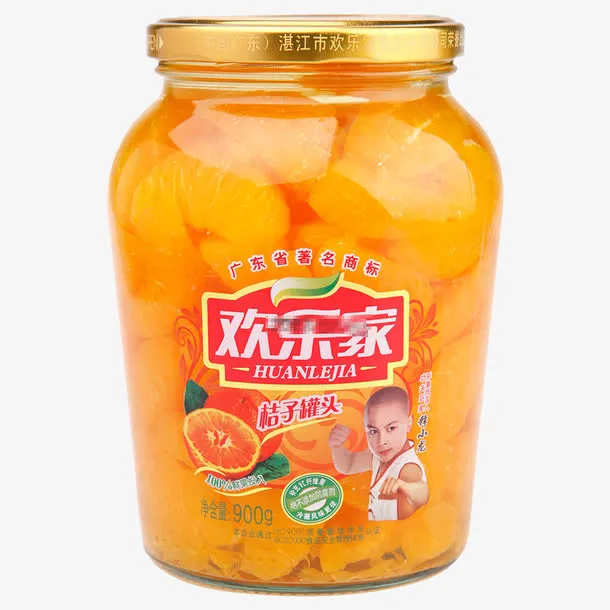 欢乐家桔子罐头免抠