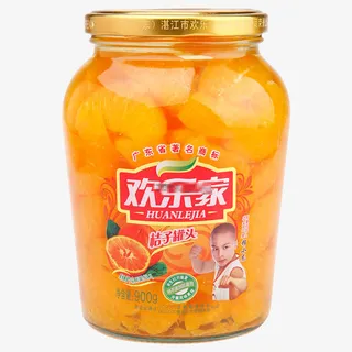 欢乐家桔子罐头免抠