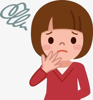 纠结的女生免抠