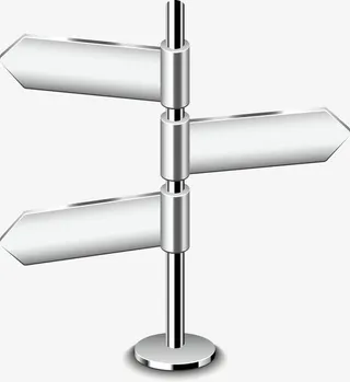 路标定位导航图标设计素材免抠