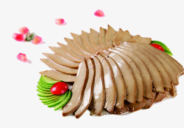 精美鹅肝切片免抠